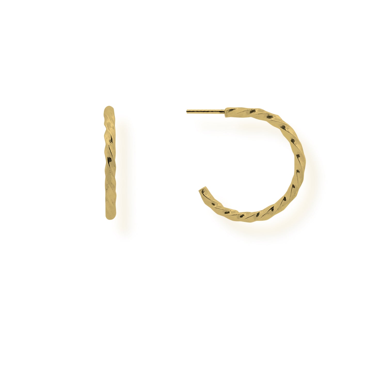 Lametta Hoop Earrings