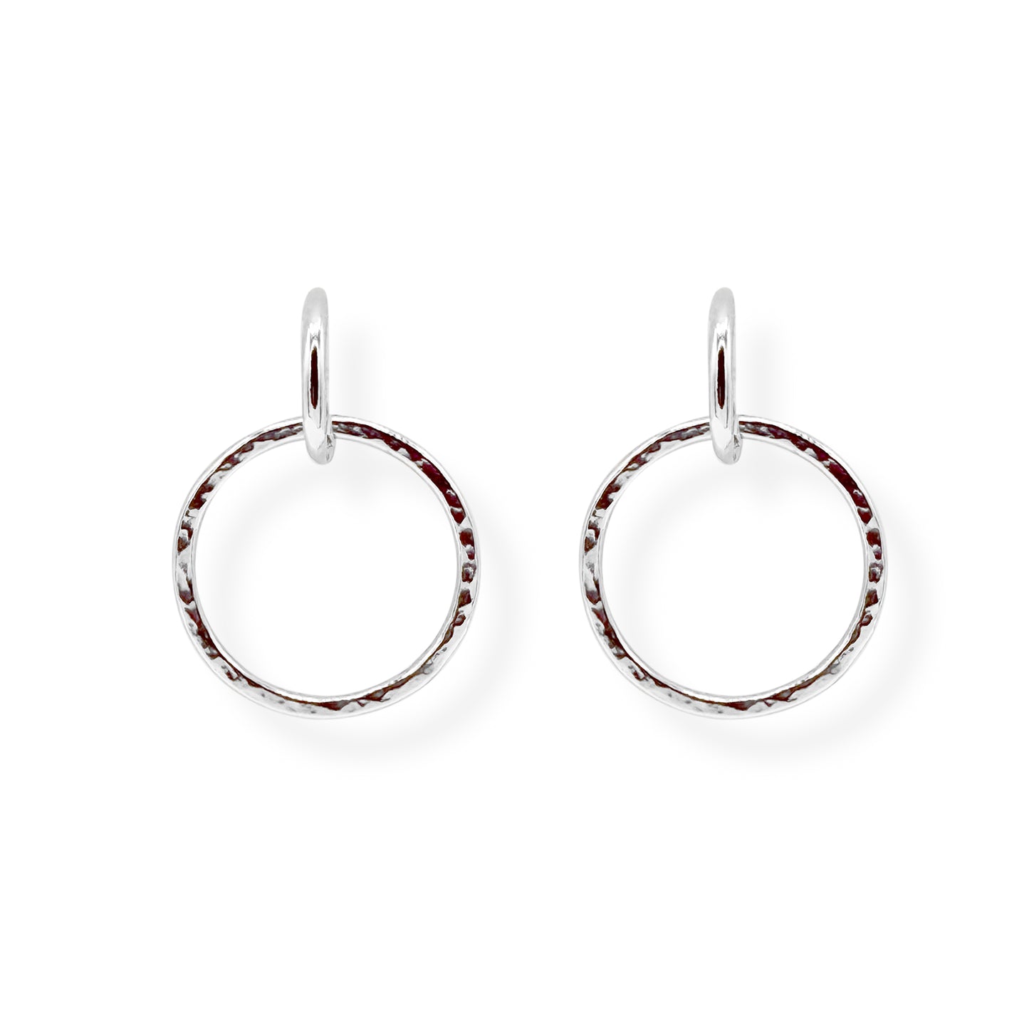 Soleil Hammered Silhouette Earrings